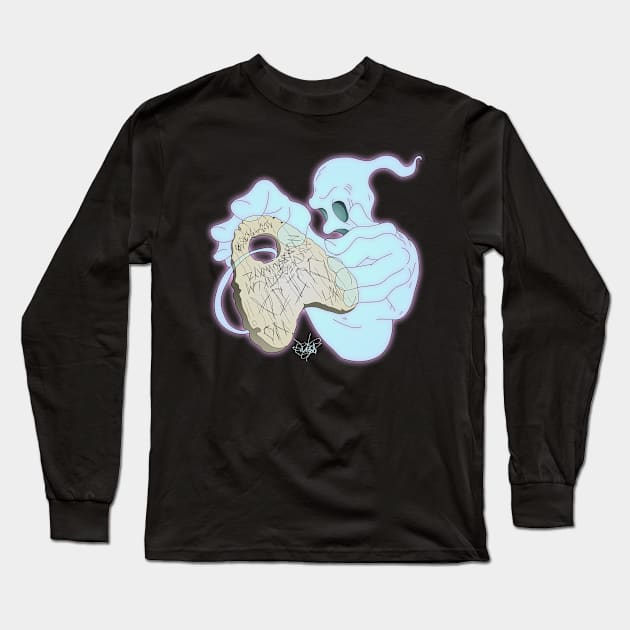 Ouija Ghost comes alive Long Sleeve T-Shirt by schockgraphics